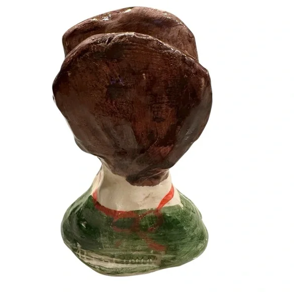 Miniature sculpture for eyeglasses or business cards, seen at Clare V, N…
